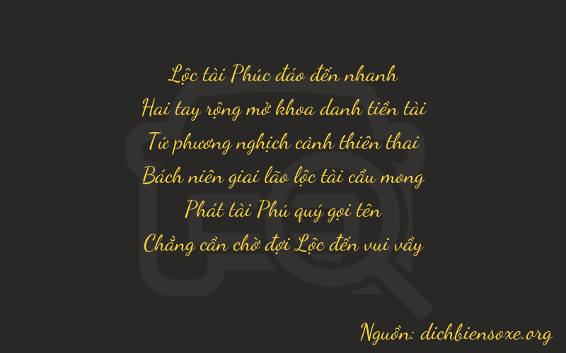 Thơ dịch biển số xe 62480