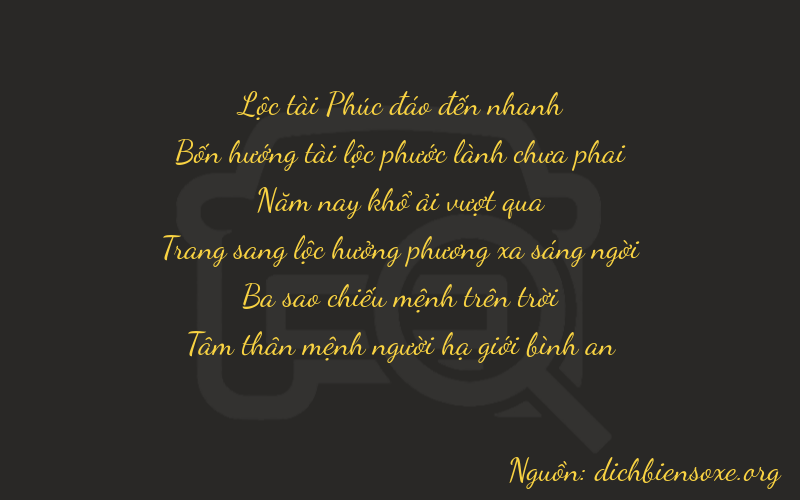 Thơ dịch biển số xe 64533