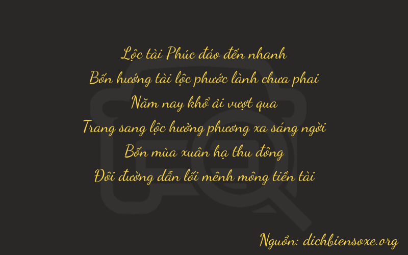 Thơ dịch biển số xe 64542