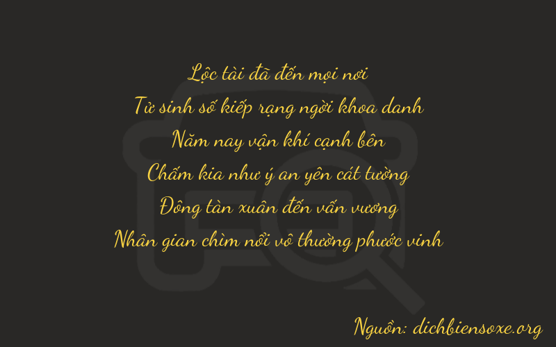 Thơ dịch biển số xe 64544