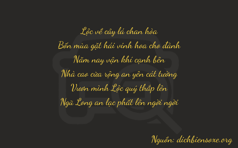 Thơ dịch biển số xe 64545