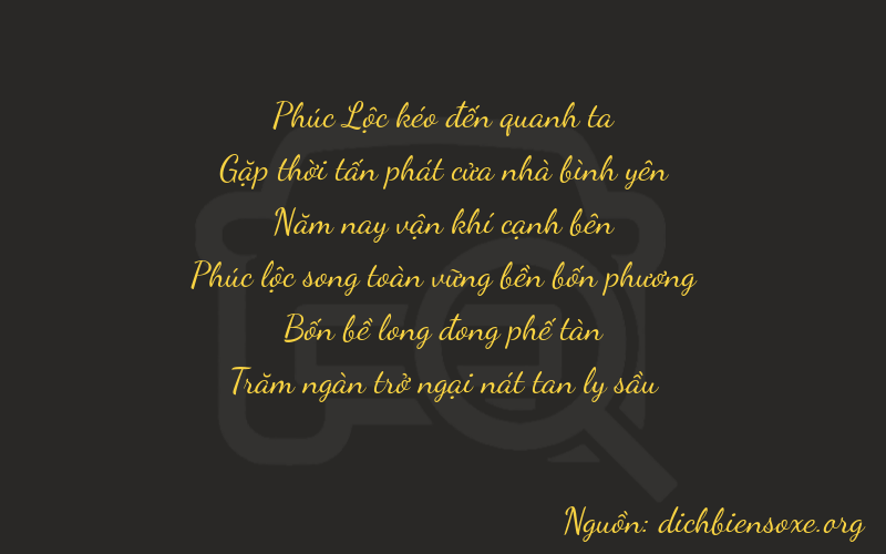 Thơ dịch biển số xe 64546
