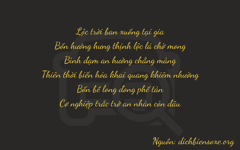 Thơ dịch biển số xe 64549