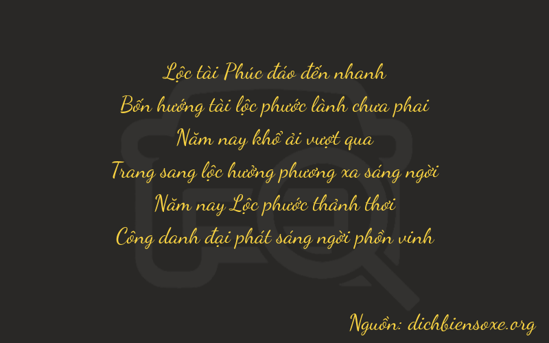 Thơ dịch biển số xe 64551