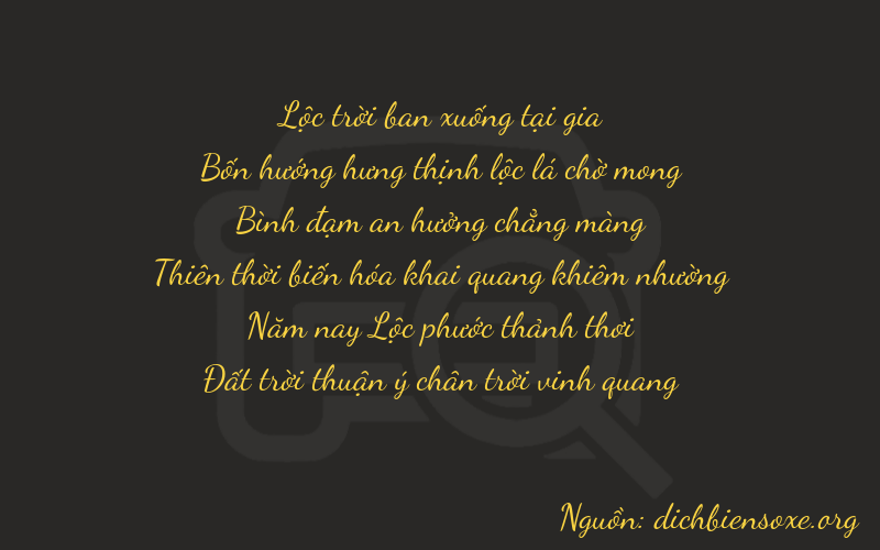Thơ dịch biển số xe 64558