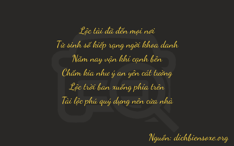 Thơ dịch biển số xe 64562