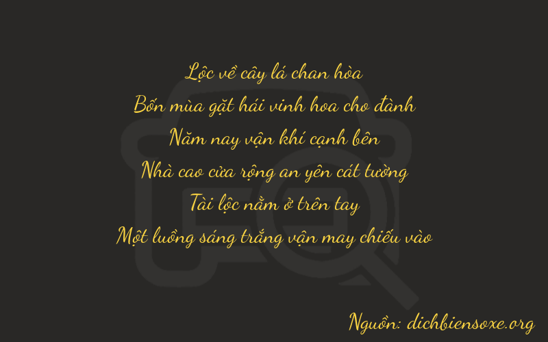Thơ dịch biển số xe 64581