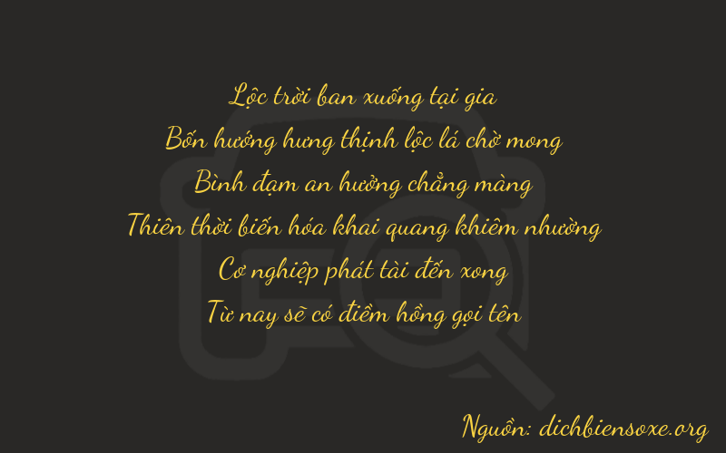 Thơ dịch biển số xe 64585