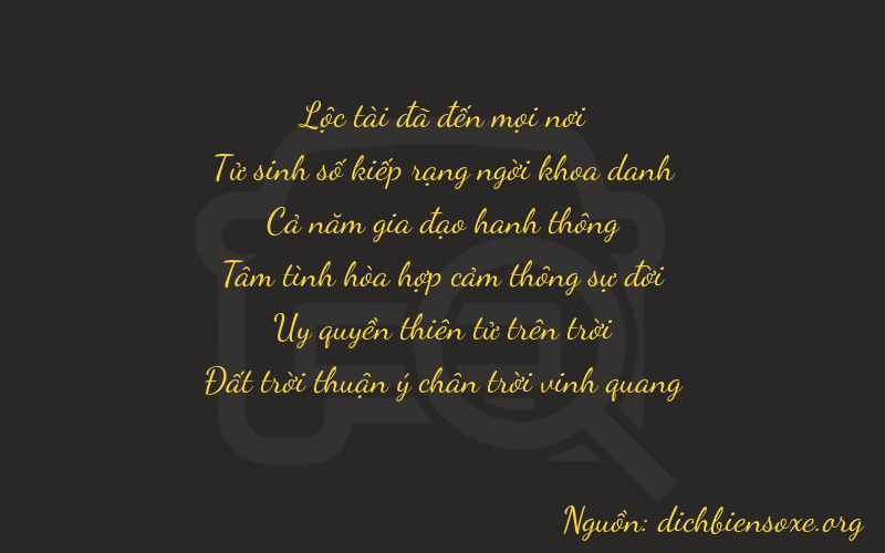 Thơ dịch biển số xe 64598