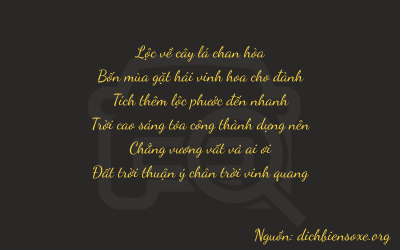 Thơ dịch biển số xe 64608