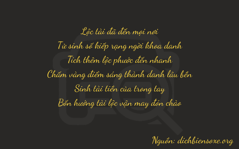 Thơ dịch biển số xe 64634