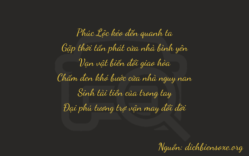 Thơ dịch biển số xe 64636