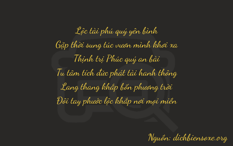 Thơ dịch biển số xe 64642