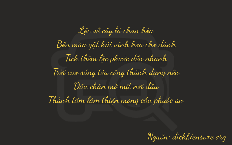 Thơ dịch biển số xe 64653