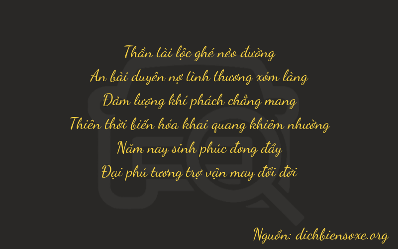 Thơ dịch biển số xe 64656