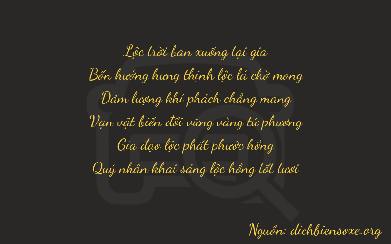 Thơ dịch biển số xe 64666