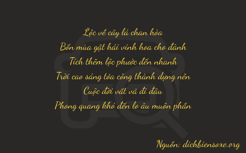 Thơ dịch biển số xe 64671