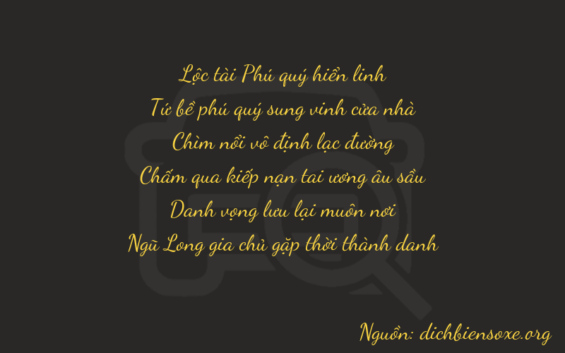 Thơ dịch biển số xe 64685
