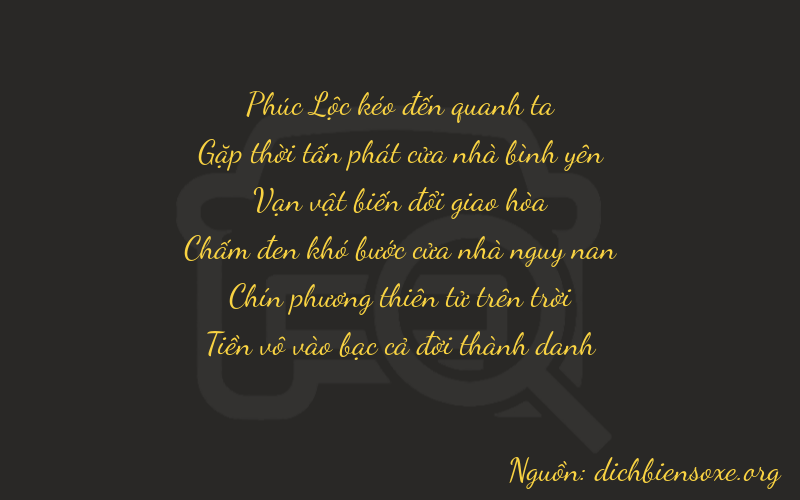 Thơ dịch biển số xe 64690