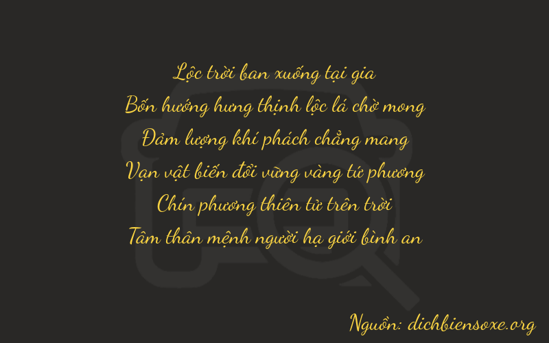Thơ dịch biển số xe 64693