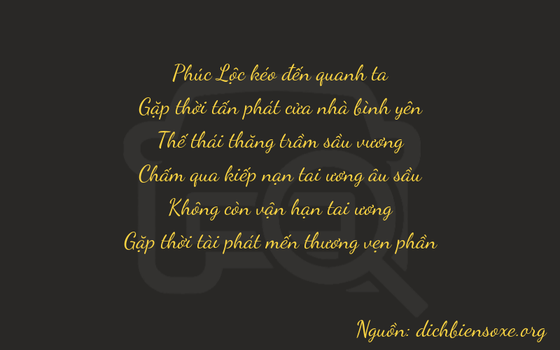 Thơ dịch biển số xe 64708