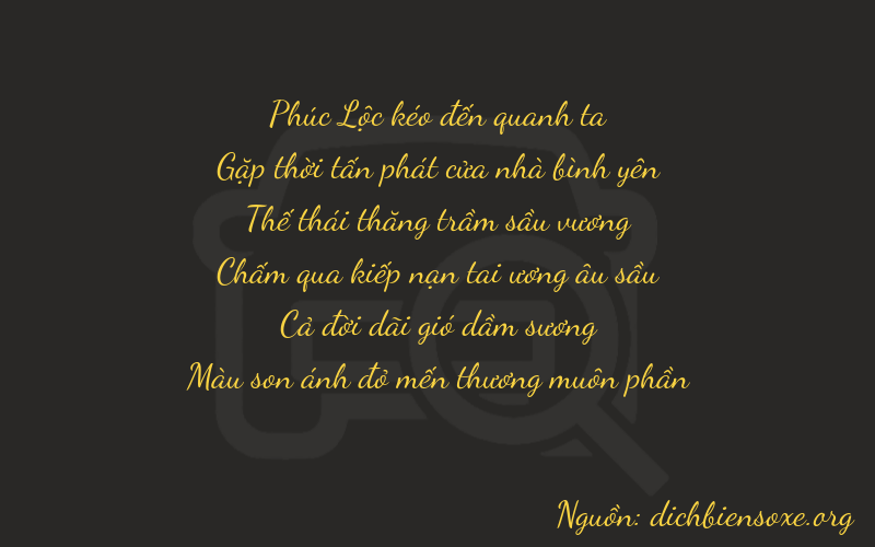 Thơ dịch biển số xe 64717