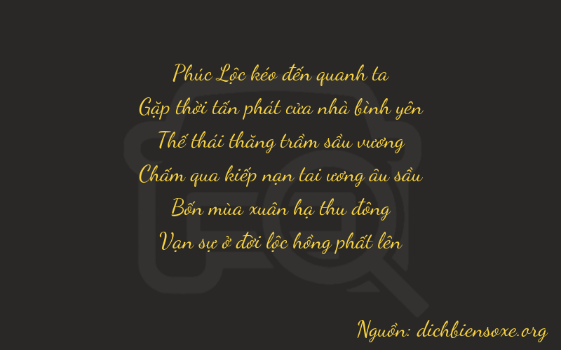 Thơ dịch biển số xe 64744