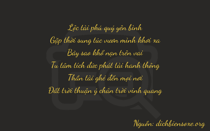 Thơ dịch biển số xe 64768