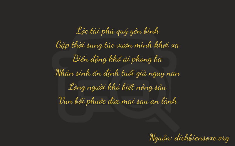 Thơ dịch biển số xe 64867