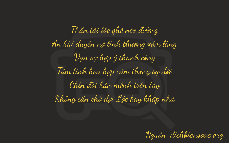 Thơ dịch biển số xe 64890