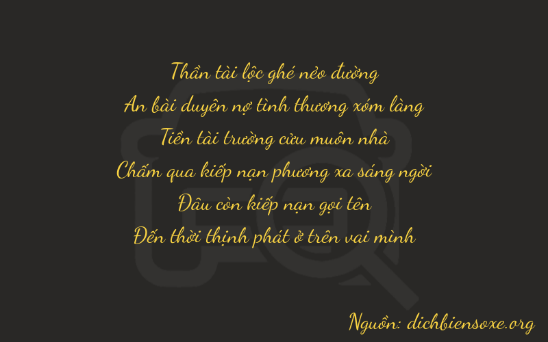 Thơ dịch biển số xe 64908