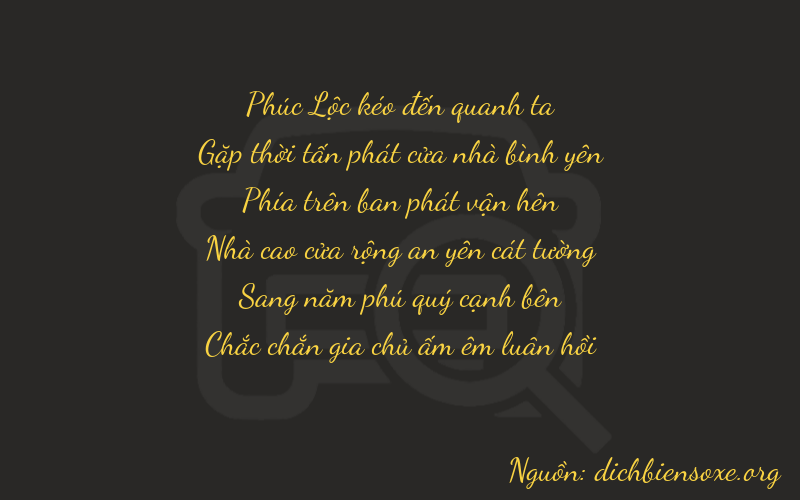 Thơ dịch biển số xe 64951