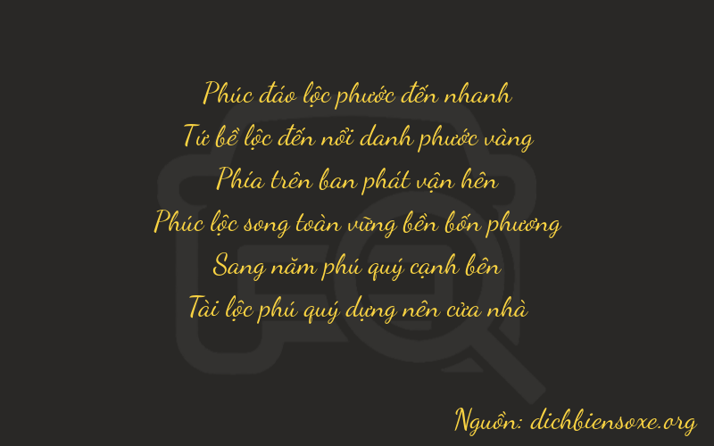 Thơ dịch biển số xe 64952