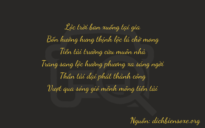 Thơ dịch biển số xe 64963