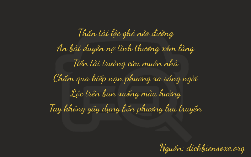 Thơ dịch biển số xe 64980