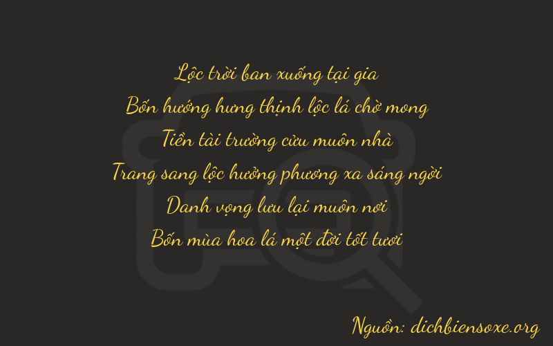 Thơ dịch biển số xe 64981