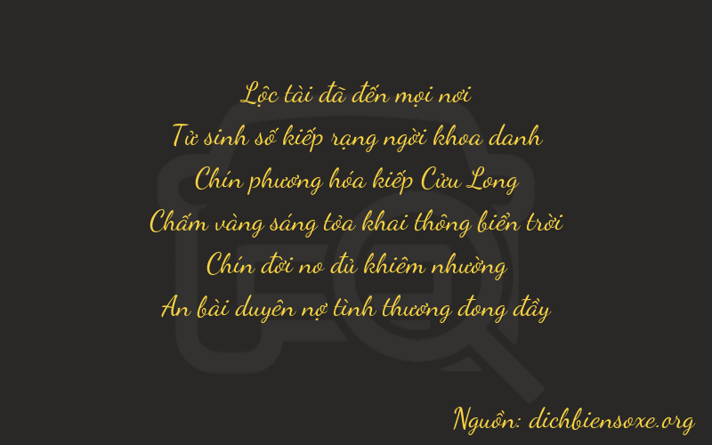 Thơ dịch biển số xe 64994