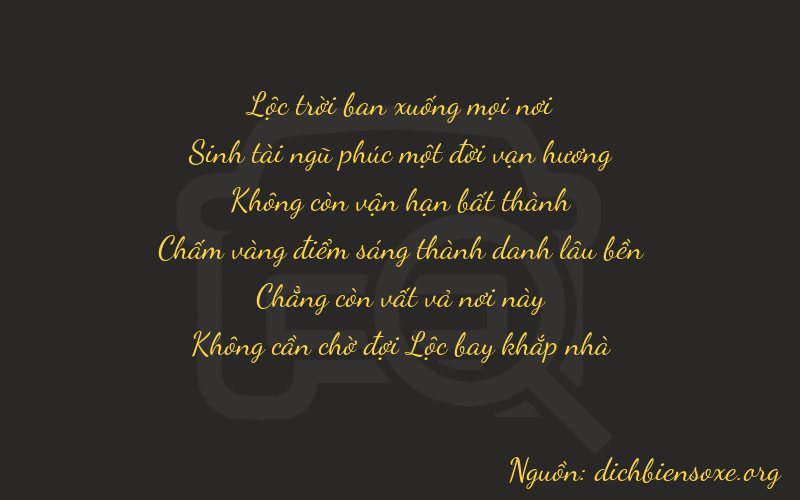 Thơ dịch biển số xe 65000