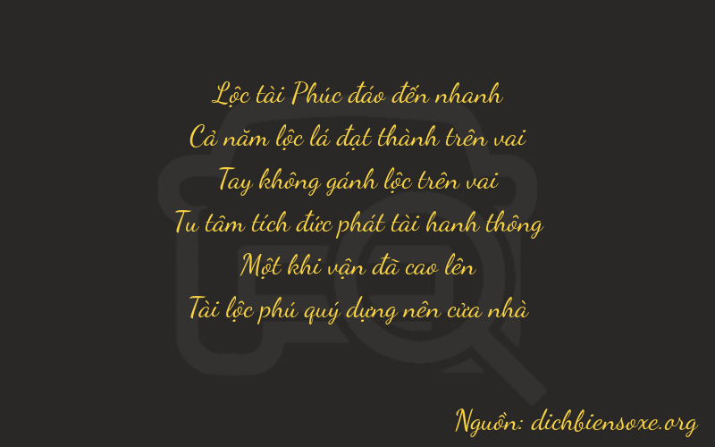 Thơ dịch biển số xe 65012