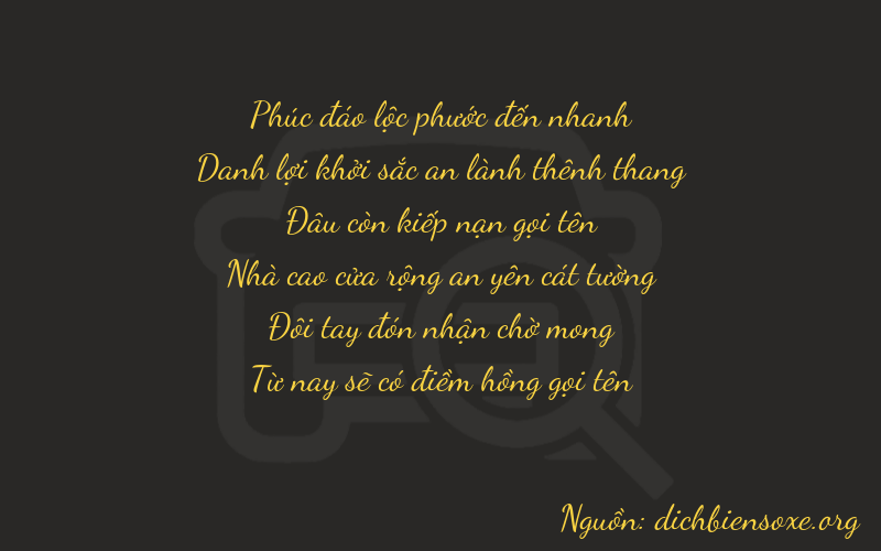 Thơ dịch biển số xe 65025