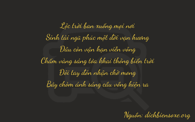Thơ dịch biển số xe 65027