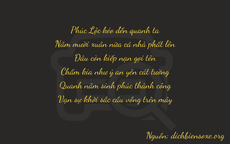 Thơ dịch biển số xe 65051