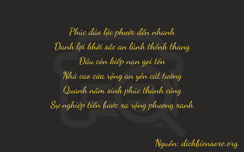 Thơ dịch biển số xe 65052