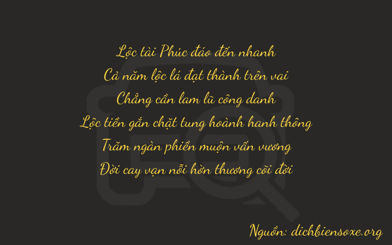 Thơ dịch biển số xe 65057