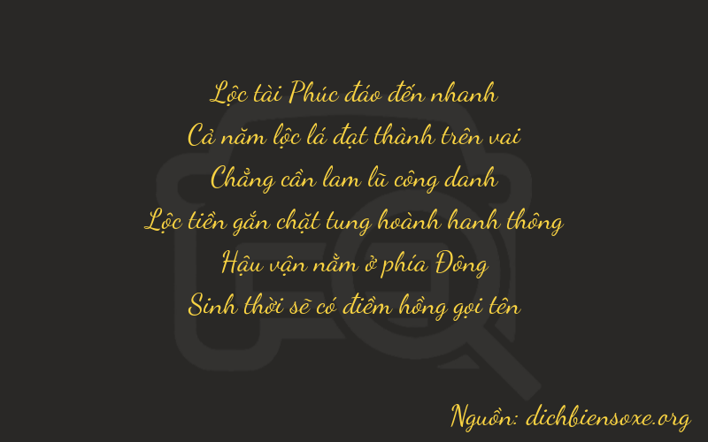 Thơ dịch biển số xe 65075