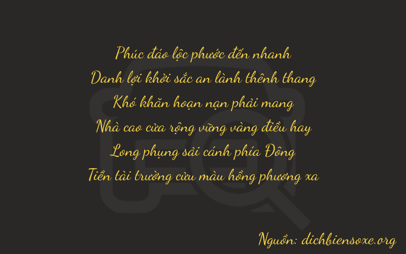 Thơ dịch biển số xe 65079