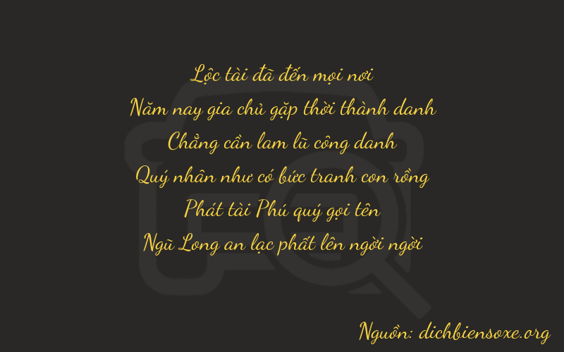 Thơ dịch biển số xe 65085