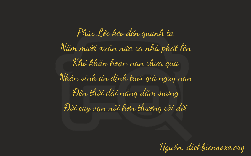 Thơ dịch biển số xe 65087