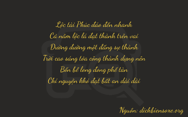 Thơ dịch biển số xe 65147
