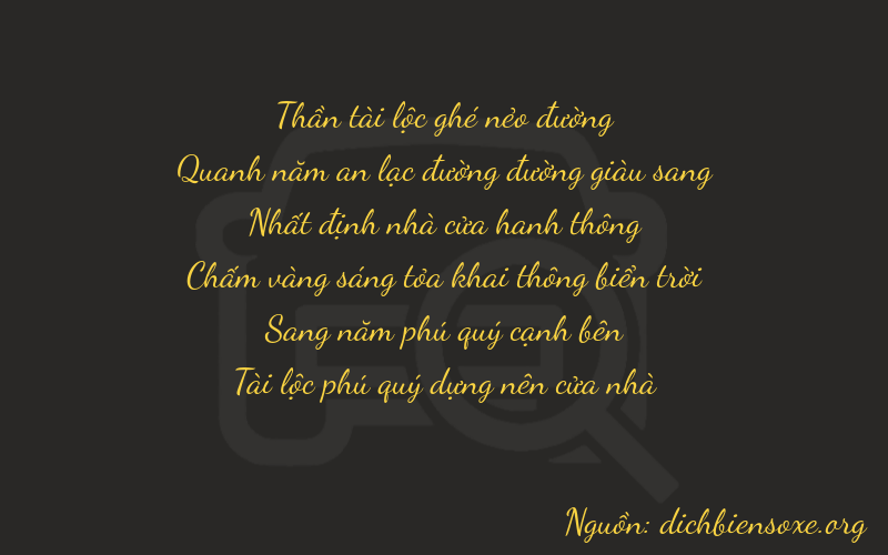 Thơ dịch biển số xe 65152